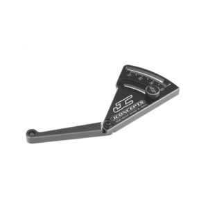 JConcepts JC2282-2 Aluminum Ride Height Gauge 10-40mm-Black
