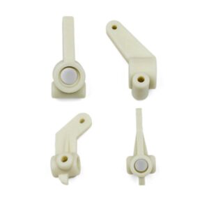 Team Associated AS7810 Inline Steering Blocks and Rear Hub Carriers, 0 deg.