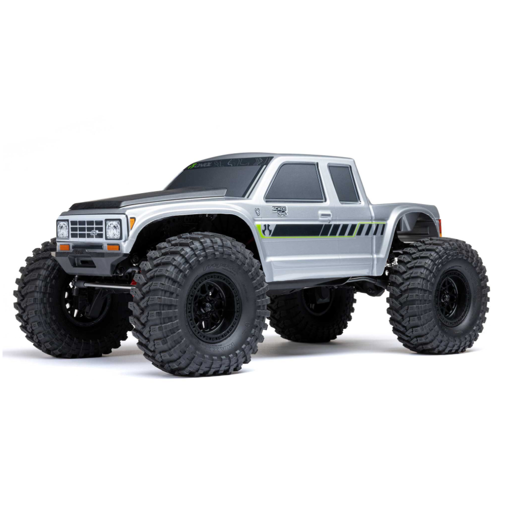 Axial AXI-2036T1 1/10 SCX10 III Coyote 4X4 RTR Brushed Rock Crawler, Silver - Image 3