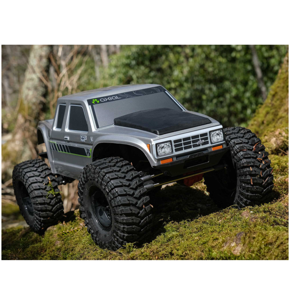 Axial AXI-2036T1 1/10 SCX10 III Coyote 4X4 RTR Brushed Rock Crawler, Silver - Image 21