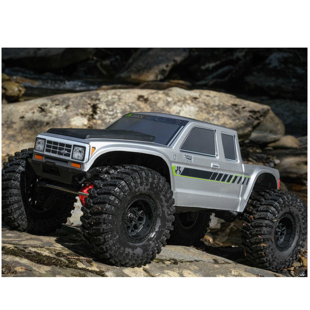 Axial AXI-2036T1 1/10 SCX10 III Coyote 4X4 RTR Brushed Rock Crawler, Silver - Image 25