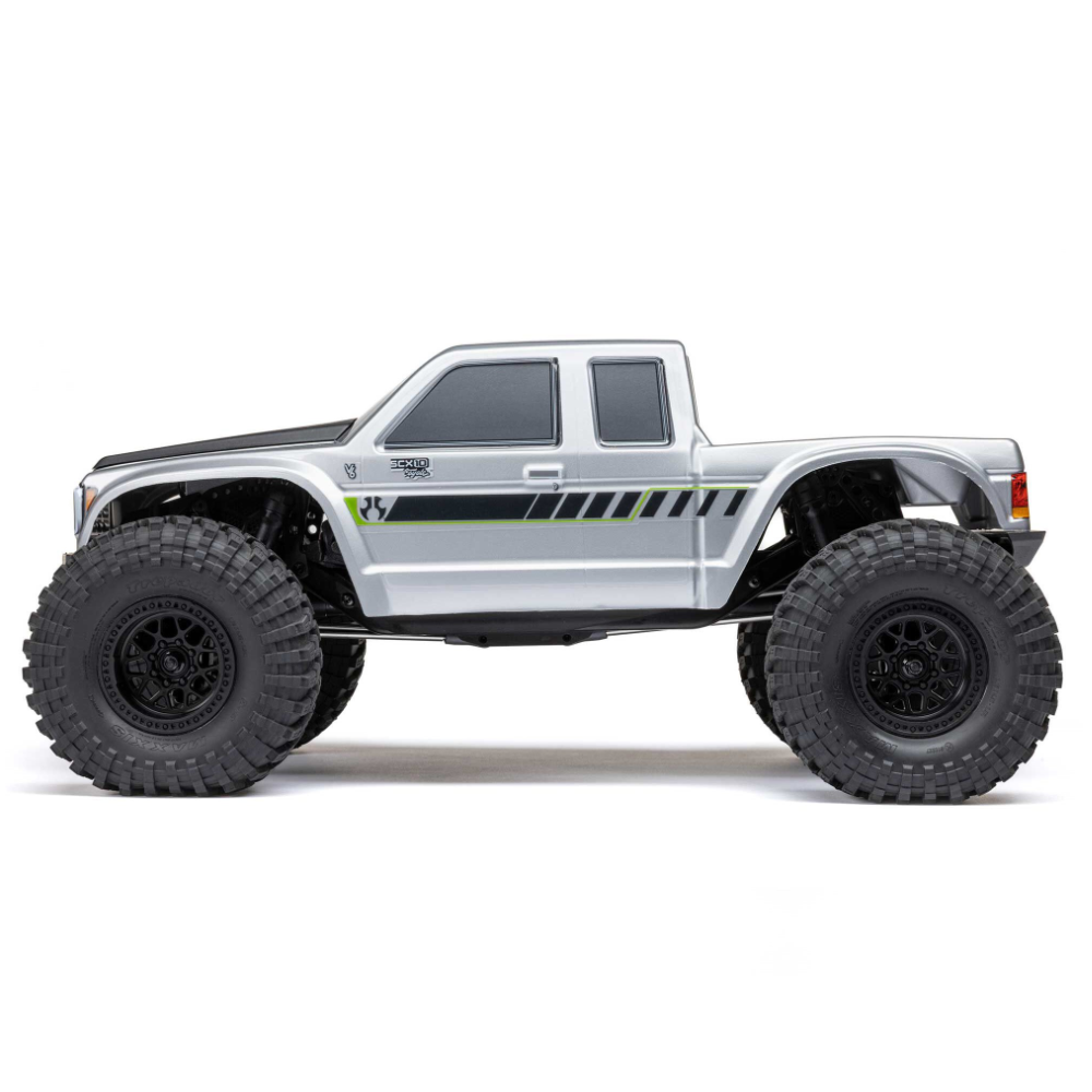 Axial AXI-2036T1 1/10 SCX10 III Coyote 4X4 RTR Brushed Rock Crawler, Silver - Image 5