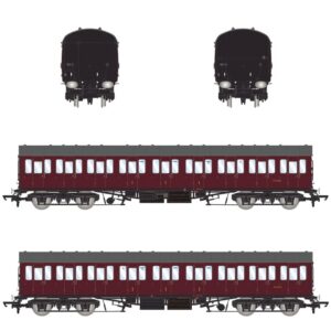 Accurascale ACC2357 BR Mk1 57' Non-Gangway Coach - C - Plain Maroon M41001