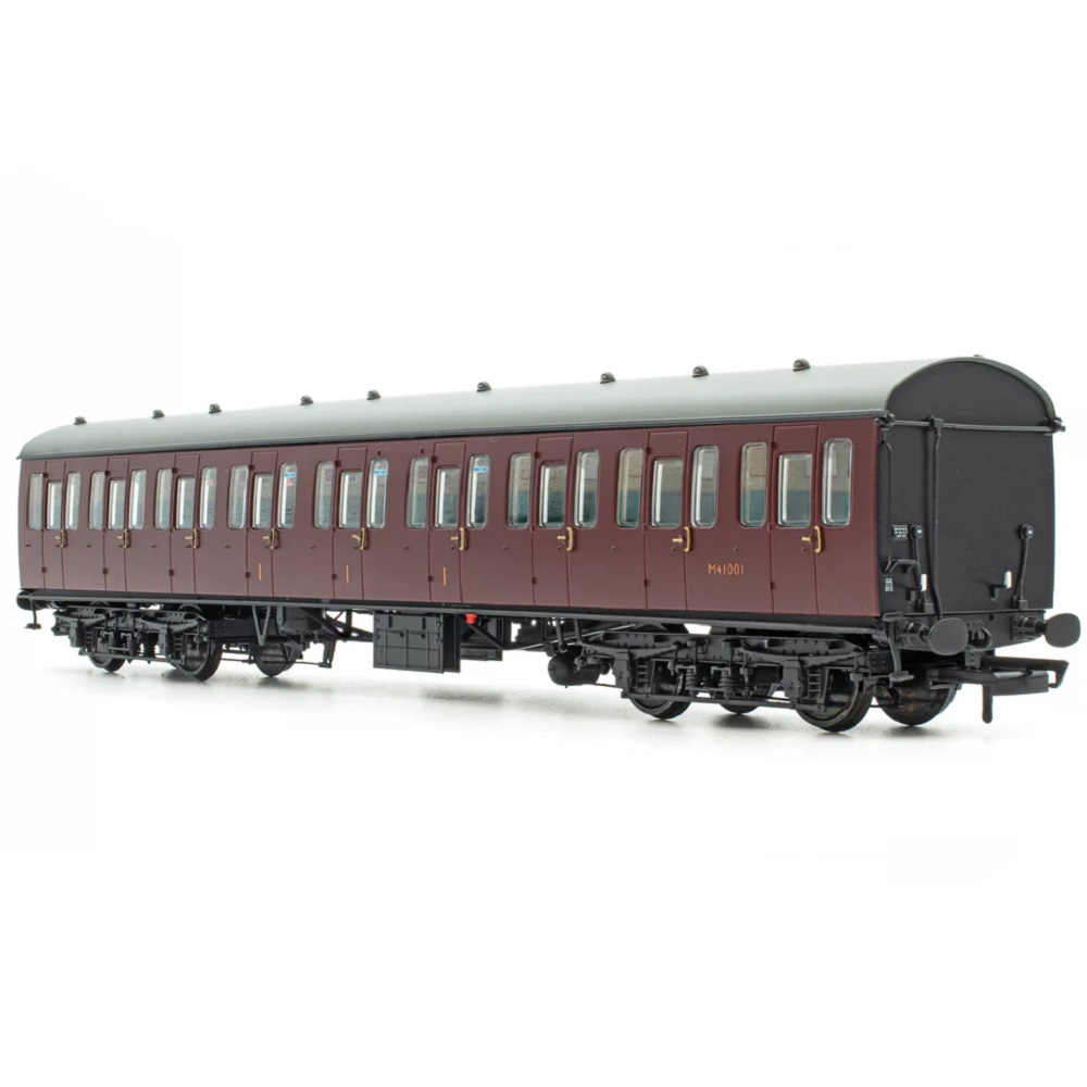 Accurascale ACC2357 BR Mk1 57' Non-Gangway Coach - C - Plain Maroon M41001 - Image 2
