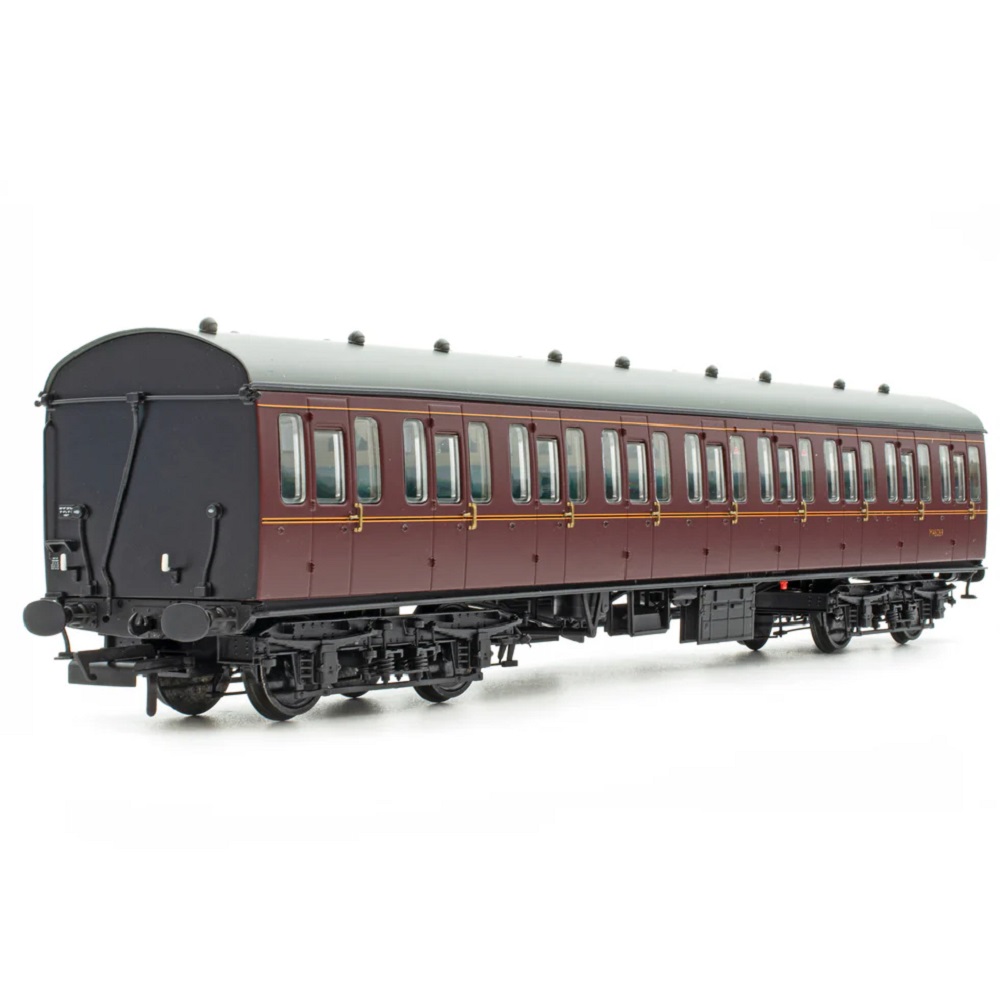 Accurascale ACC2371 BR Mk1 57' Non-Gangway Coach - S - Lined Maroon (Low position) M46071 - Image 3