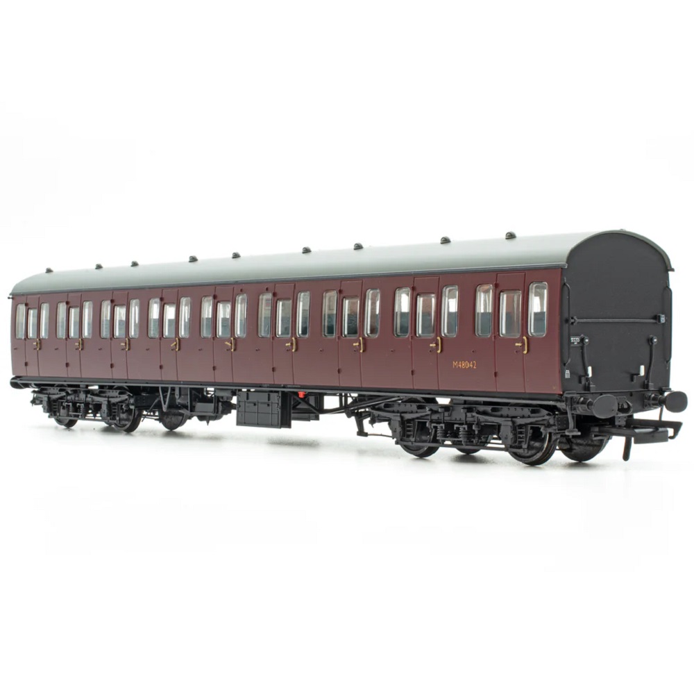 Accurascale ACC2379 BR Mk1 57' Non-Gangway Coach - SO - Plain Maroon M48042 - Image 2
