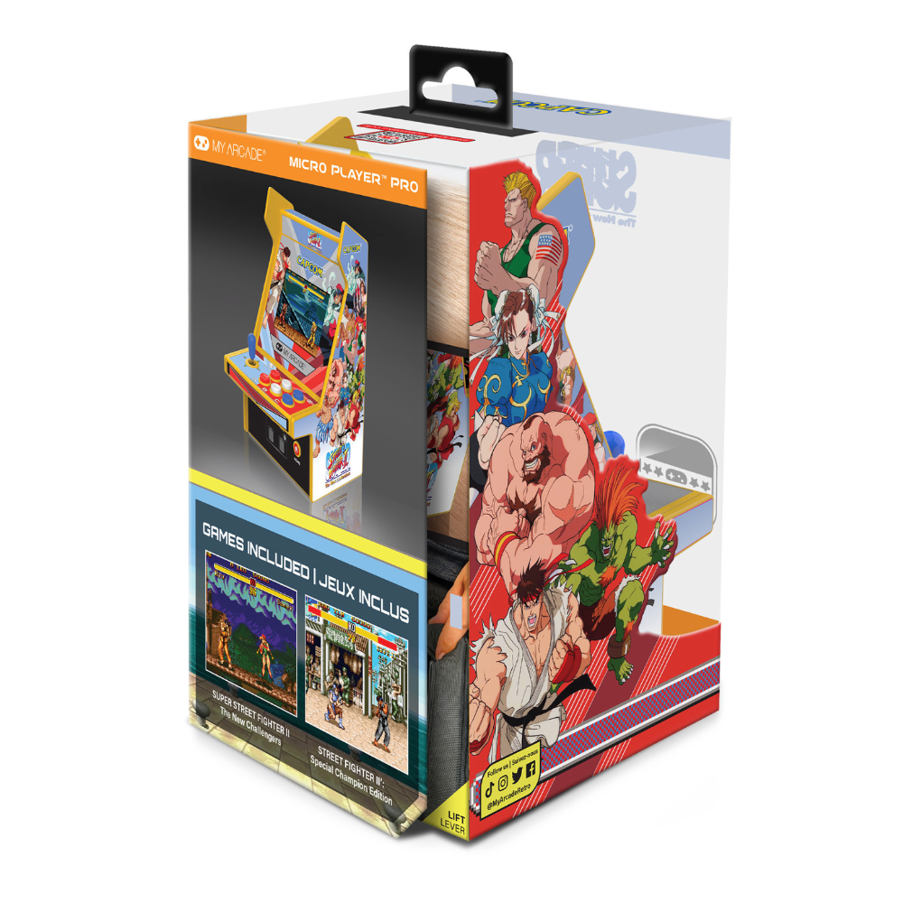 My Arcade DGUNL4185 Super Street Fighter II Micro Player Pro 6.7" Portable Retro Arcade (2 Games In 1) - Image 10