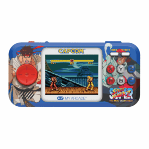 My Arcade DGUNL4187 Super Street Fighter II Pocket Player Pro Portable Gaming System (2 Games In 1)