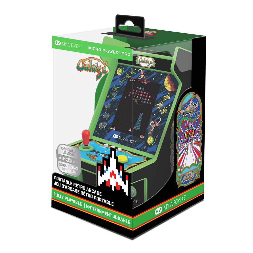 My Arcade DGUNL4195 Galaga Micro Player Pro 6.7" Portable Retro Arcade (2 Games in 1) - Image 2
