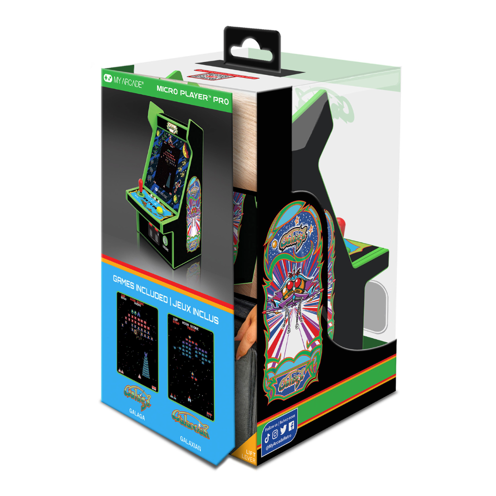 My Arcade DGUNL4195 Galaga Micro Player Pro 6.7" Portable Retro Arcade (2 Games in 1) - Image 8