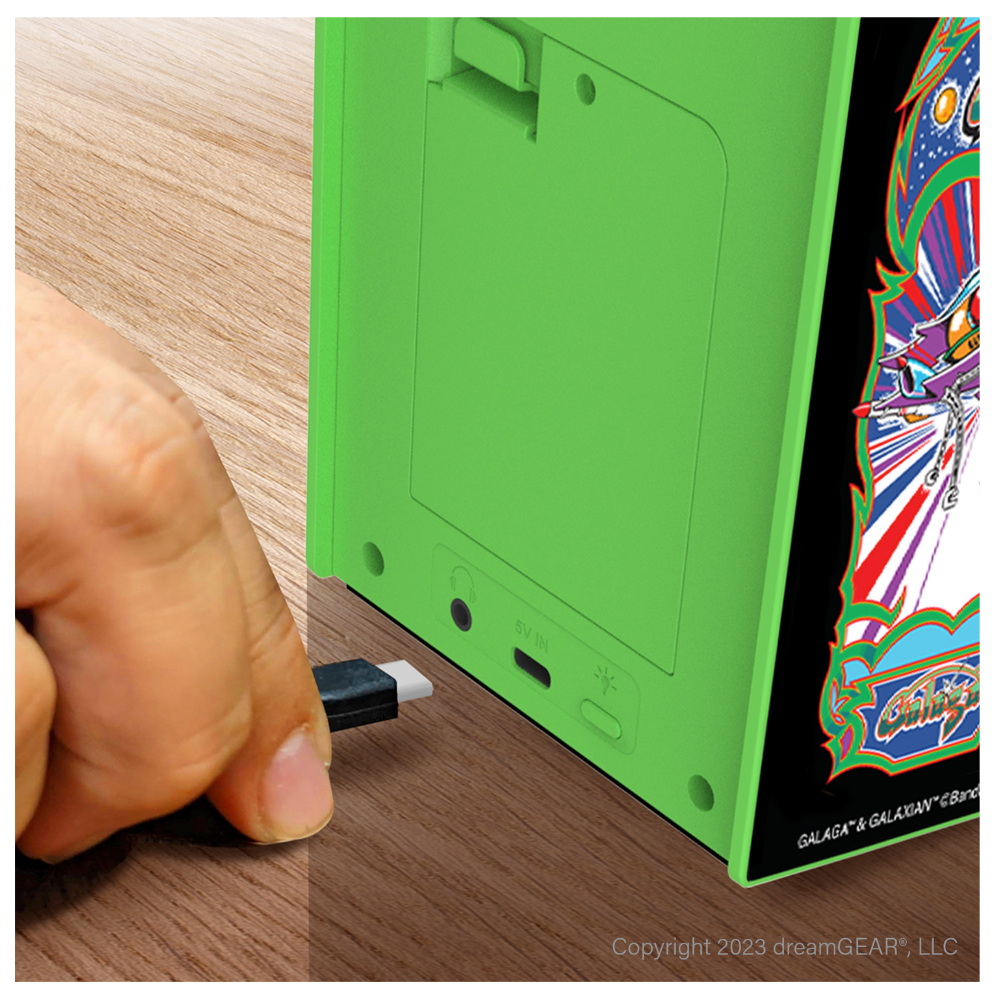 My Arcade DGUNL4195 Galaga Micro Player Pro 6.7" Portable Retro Arcade (2 Games in 1) - Image 9