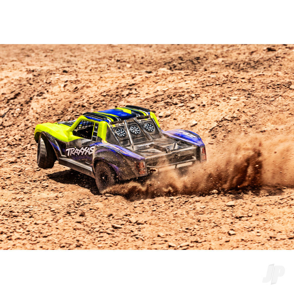 Traxxas TRX108164-1-YLW Mini Slash BL-2S 4X4 RTR Short Course Truck - Yellow - Image 10