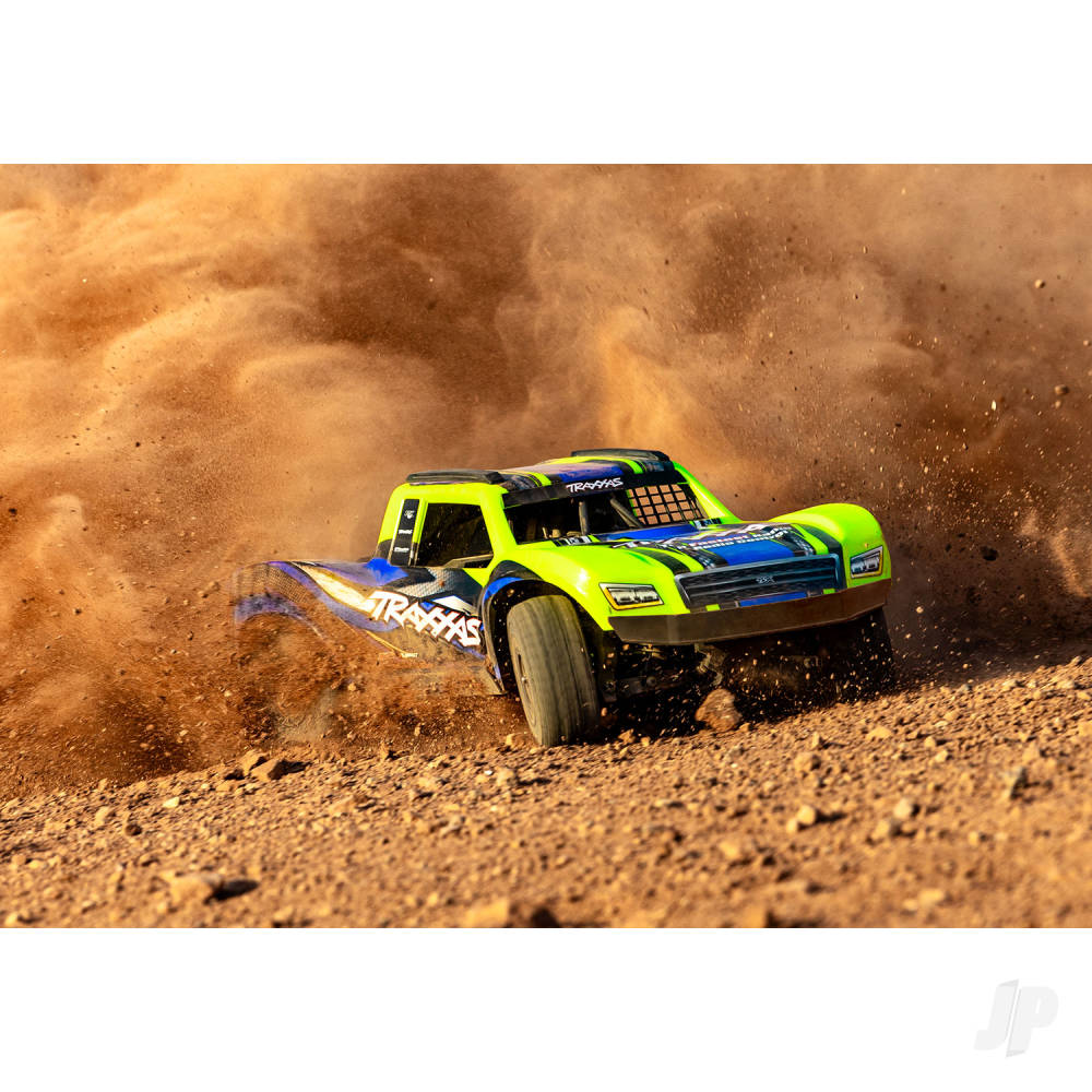 Traxxas TRX108164-1-YLW Mini Slash BL-2S 4X4 RTR Short Course Truck - Yellow - Image 11