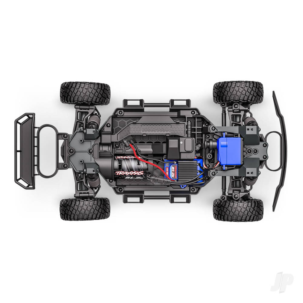 Traxxas TRX108164-1-YLW Mini Slash BL-2S 4X4 RTR Short Course Truck - Yellow - Image 6