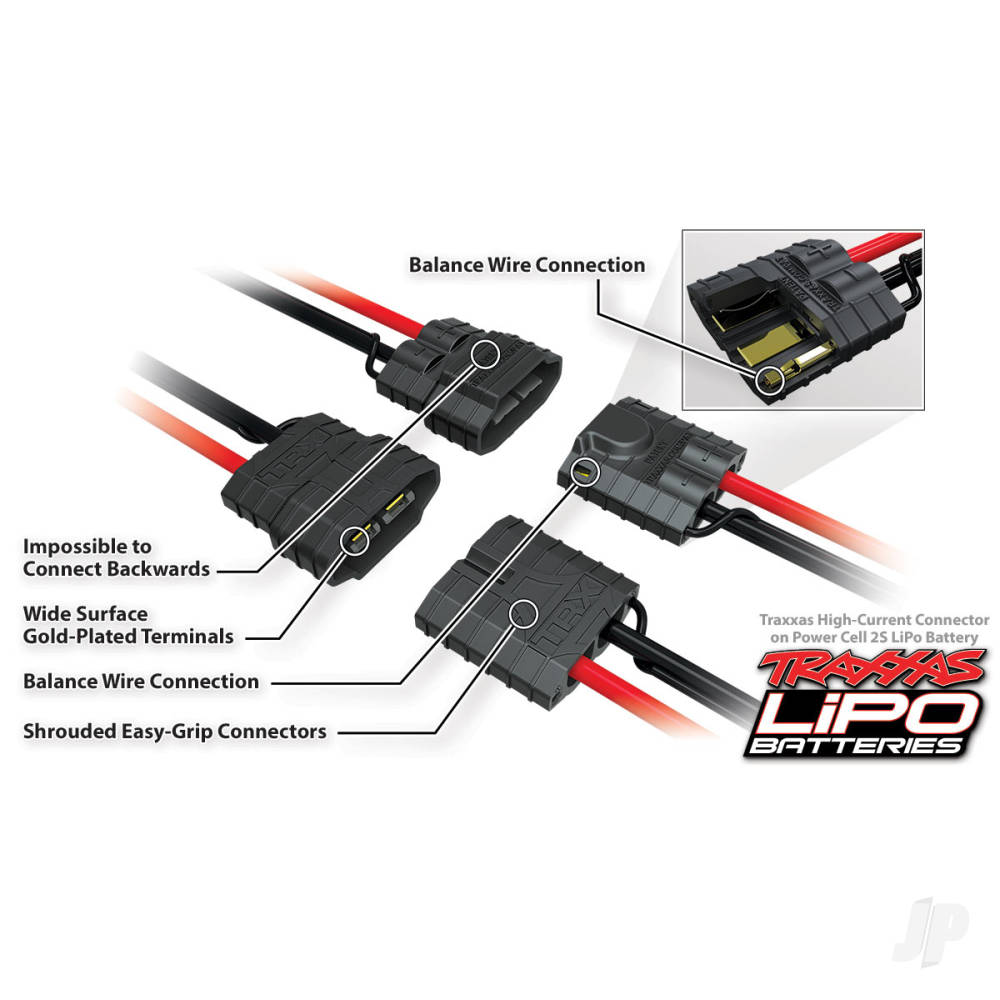 Traxxas TRX2825X LiPo 2S 3500mAh 7.4V 25C LiPo Battery - Image 3