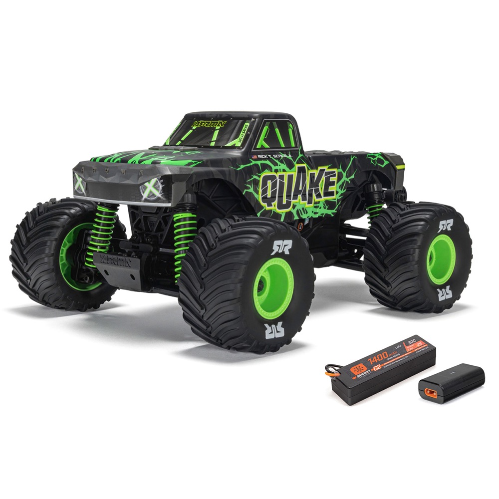 ARRMA ARA2137T2 1/16 QUAKE GROM 4X4 RTR Monster Truck Green