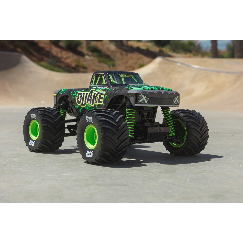 ARRMA ARA2137T2 1/16 QUAKE GROM 4X4 RTR Monster Truck Green - Image 4
