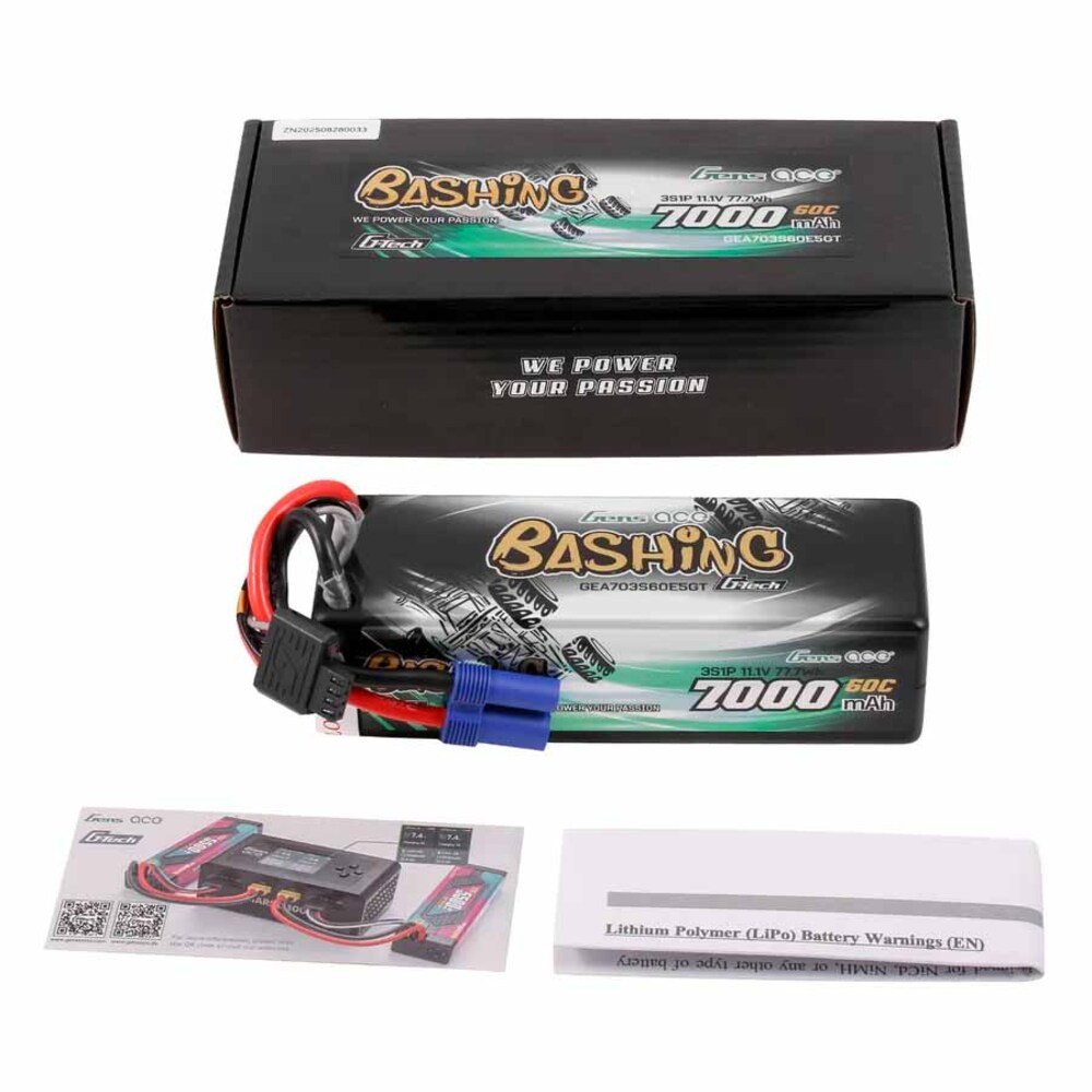 Gens Ace GEA703S60E5GT Bashing LiPo 3S 11.1V-7000-60C (EC5) G-Tech - Image 2