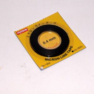 Kyosho K.1859 Black Micron Tape 0.4mm x 8m