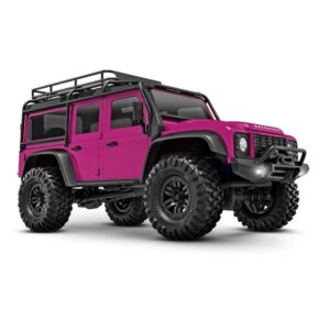 Traxxas TRX97054-1-PINK TRX-4M Land Rover Defender 1/18 RTR 4x4 Trail Truck - PINK