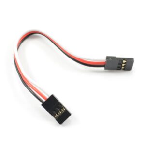 Etronix ET0757-10 10cm 22AWG Extension Wire w/2 JR Male Connector