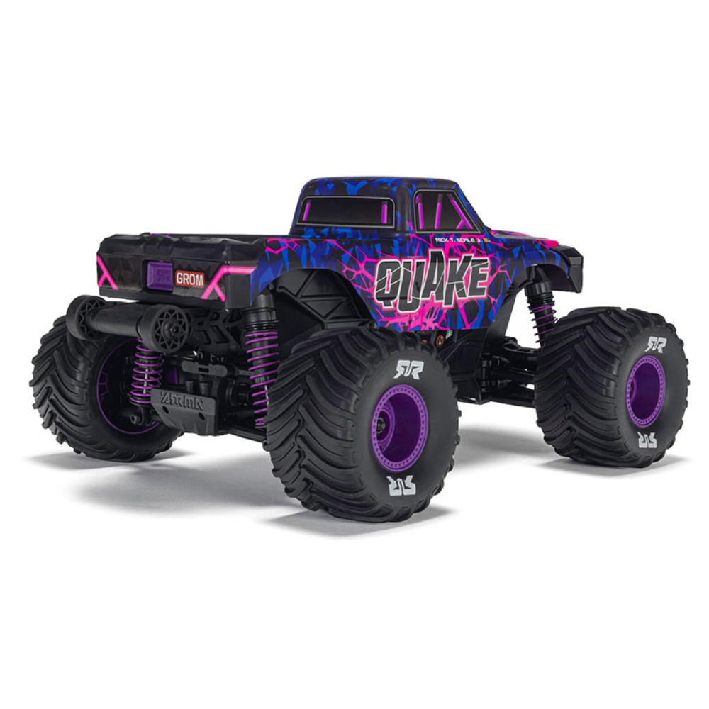 ARRMA ARA2137T3 1/16 QUAKE From 4X4 RTR Brushed Monster Truck (Battery and Charger Included) Purple - Image 2