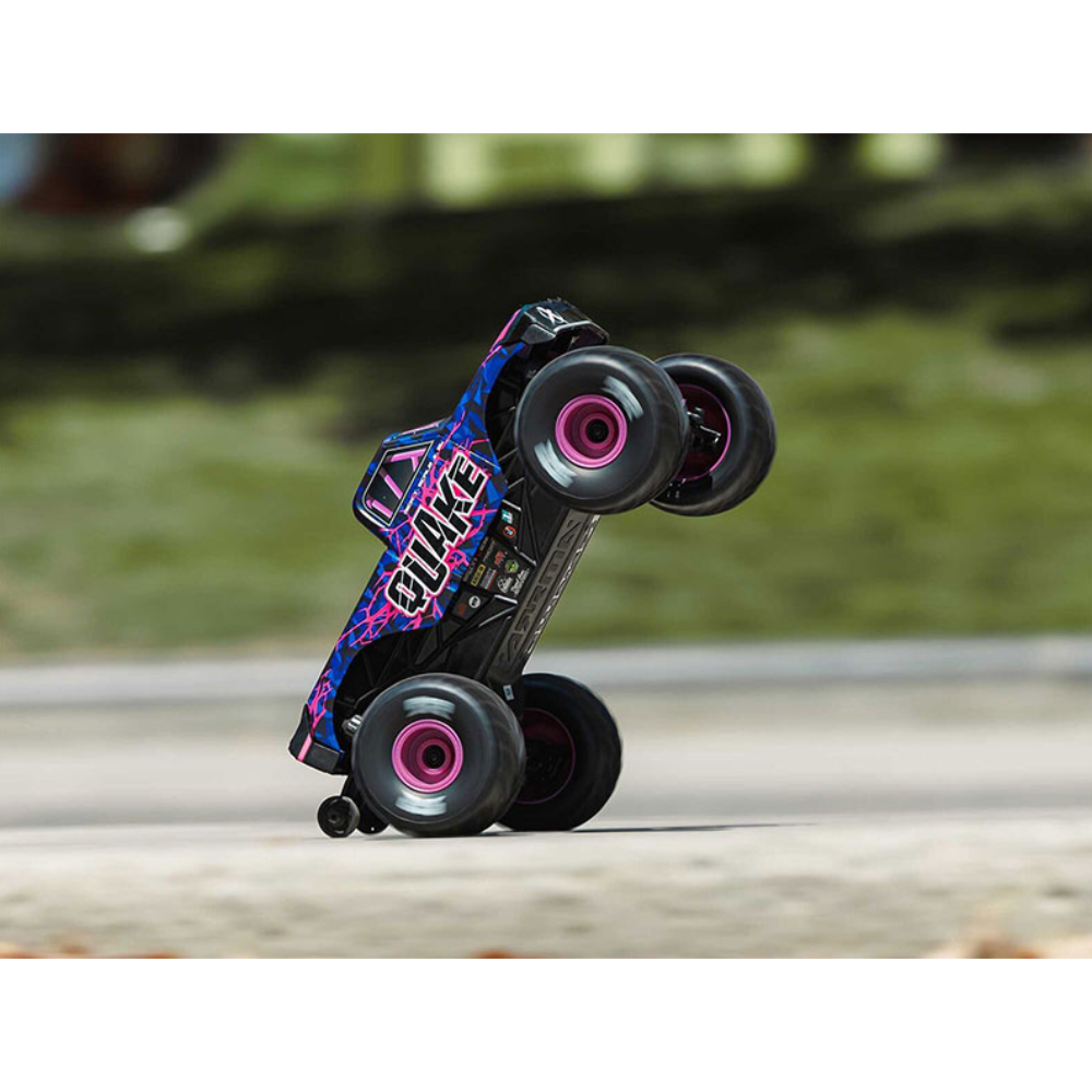 ARRMA ARA2137T3 1/16 QUAKE From 4X4 RTR Brushed Monster Truck (Battery and Charger Included) Purple - Image 8