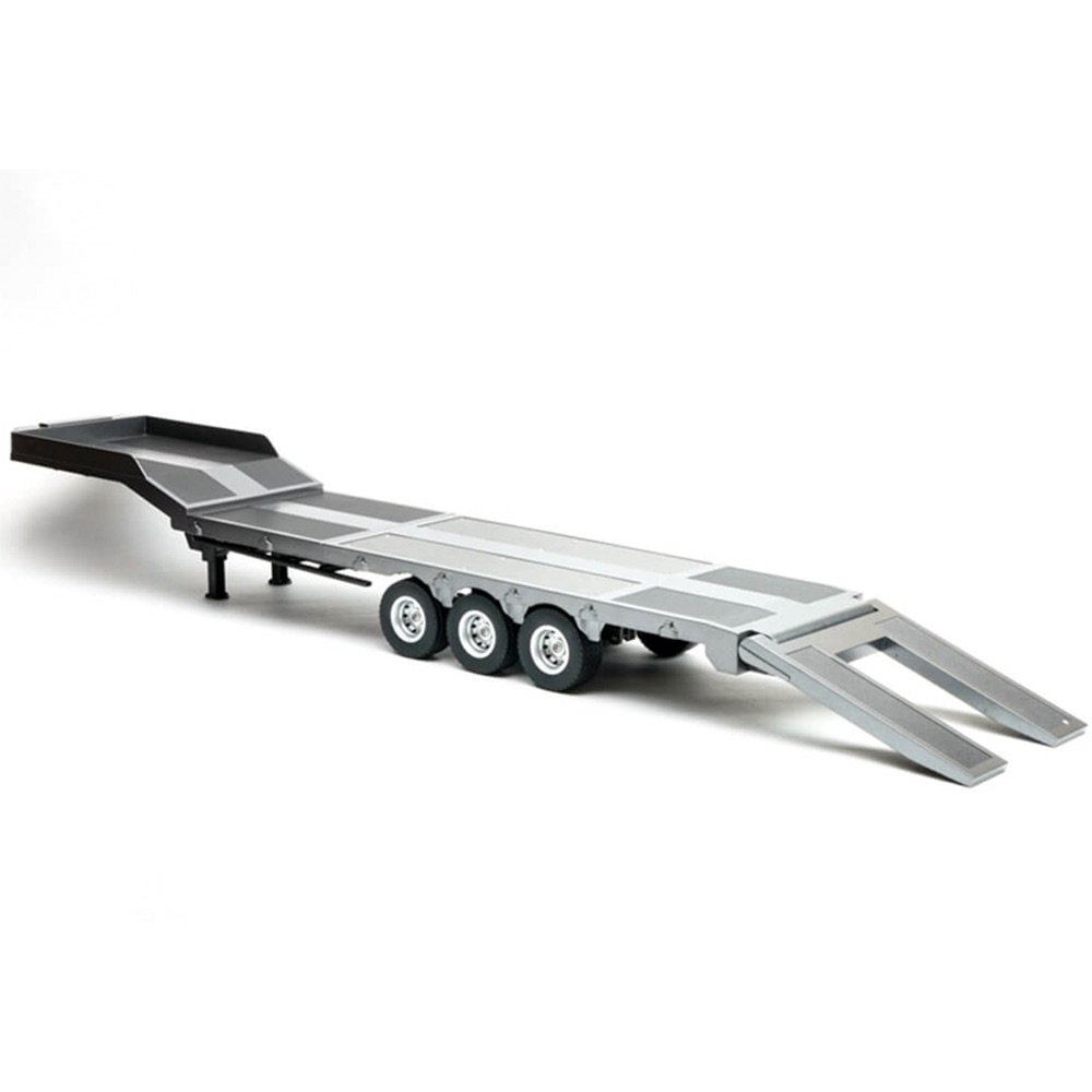 HUINA RC CY1502S HAULAGE FLATBED TRAILER FOR CY1501S SILVER - Image 2