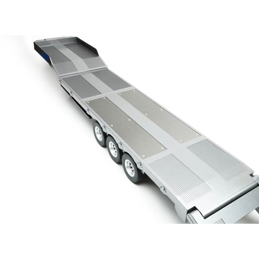 HUINA RC CY1502S HAULAGE FLATBED TRAILER FOR CY1501S SILVER - Image 3