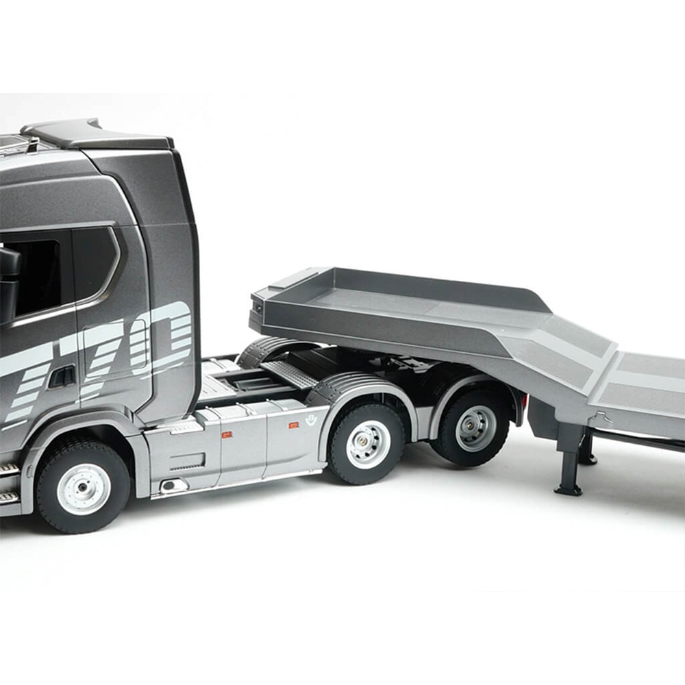 HUINA RC CY1502S HAULAGE FLATBED TRAILER FOR CY1501S SILVER - Image 4