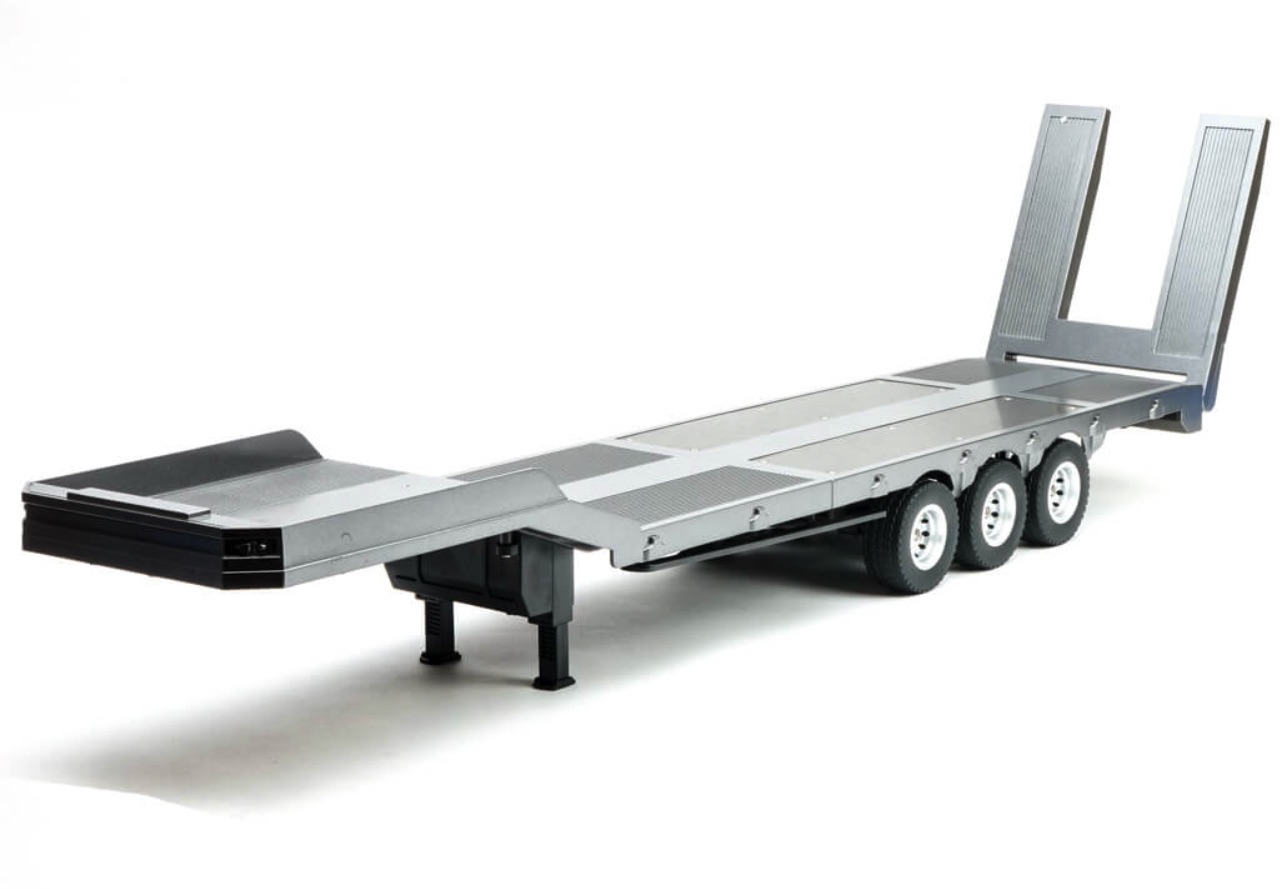 HUINA RC CY1502S HAULAGE FLATBED TRAILER FOR CY1501S SILVER