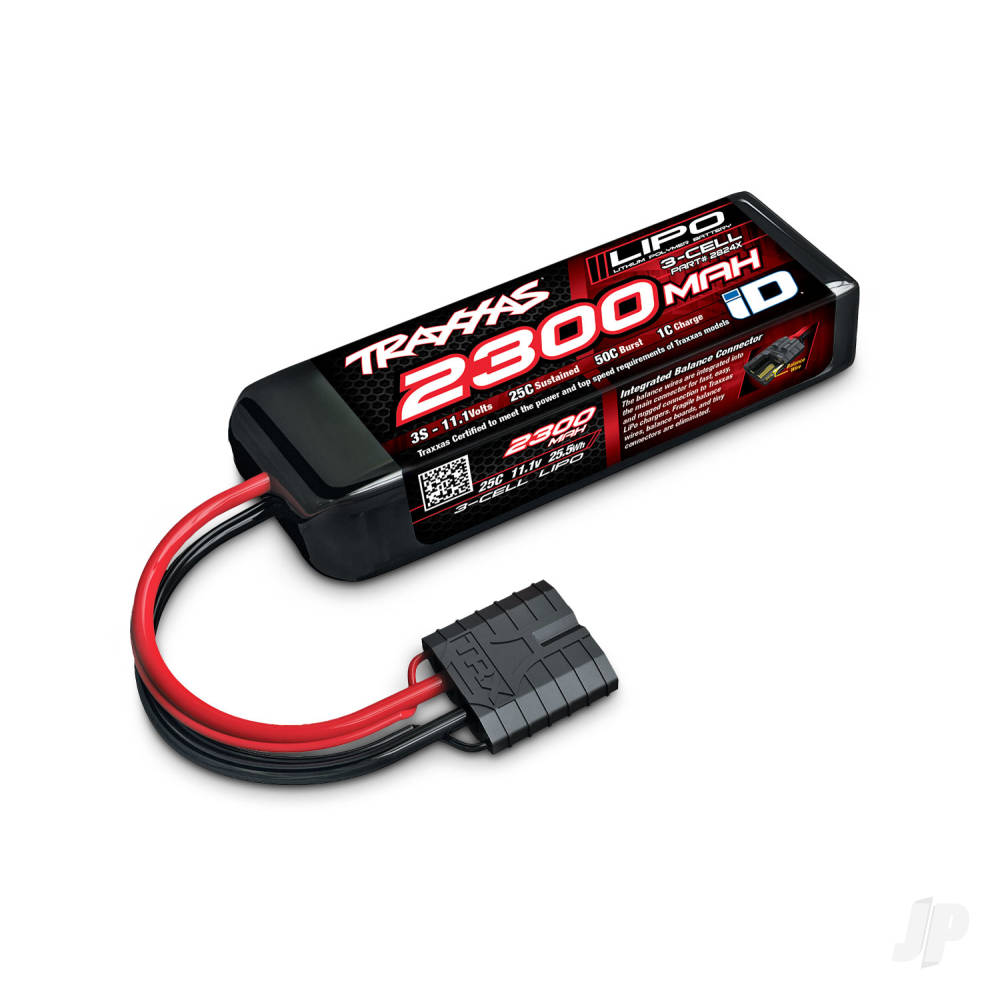 Traxxas TRX2824X LiPo 3S 2300mAh 11.1V 25C iD Power Cell Battery