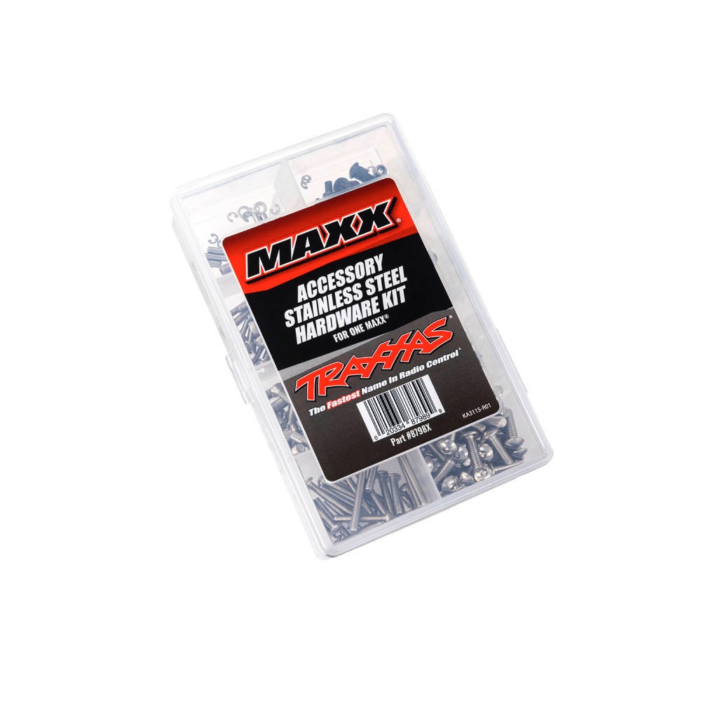 Traxxas TRX8798X Hardware kit, stainless steel, Maxx