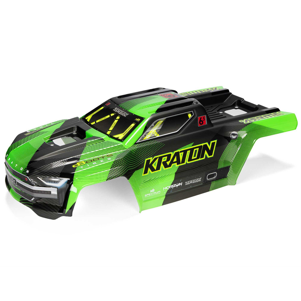 ARRMA ARA8608V6T3 1/8 KRATON 6S V6 4X4 BLX Speed Monster Truck RTR Green/Black - Image 12