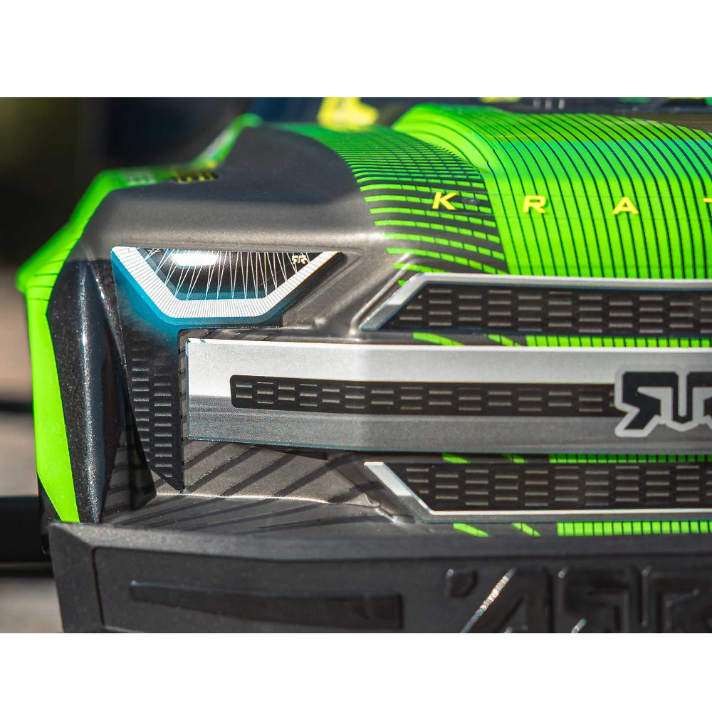 ARRMA ARA8608V6T3 1/8 KRATON 6S V6 4X4 BLX Speed Monster Truck RTR Green/Black - Image 13