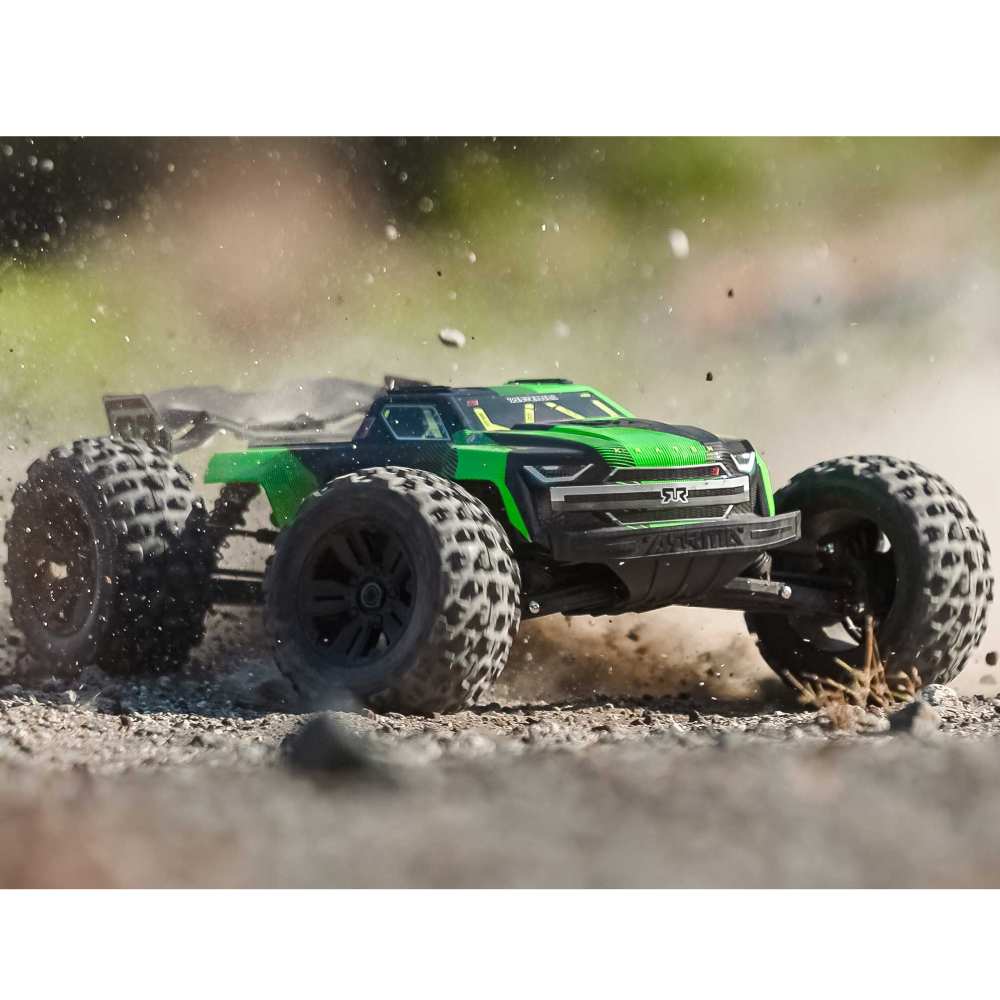 ARRMA ARA8608V6T3 1/8 KRATON 6S V6 4X4 BLX Speed Monster Truck RTR Green/Black - Image 23