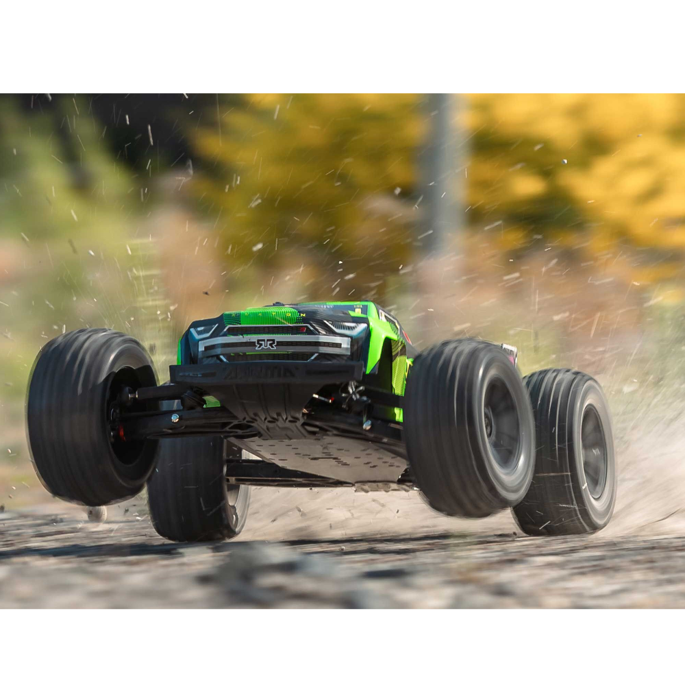 ARRMA ARA8608V6T3 1/8 KRATON 6S V6 4X4 BLX Speed Monster Truck RTR Green/Black - Image 25
