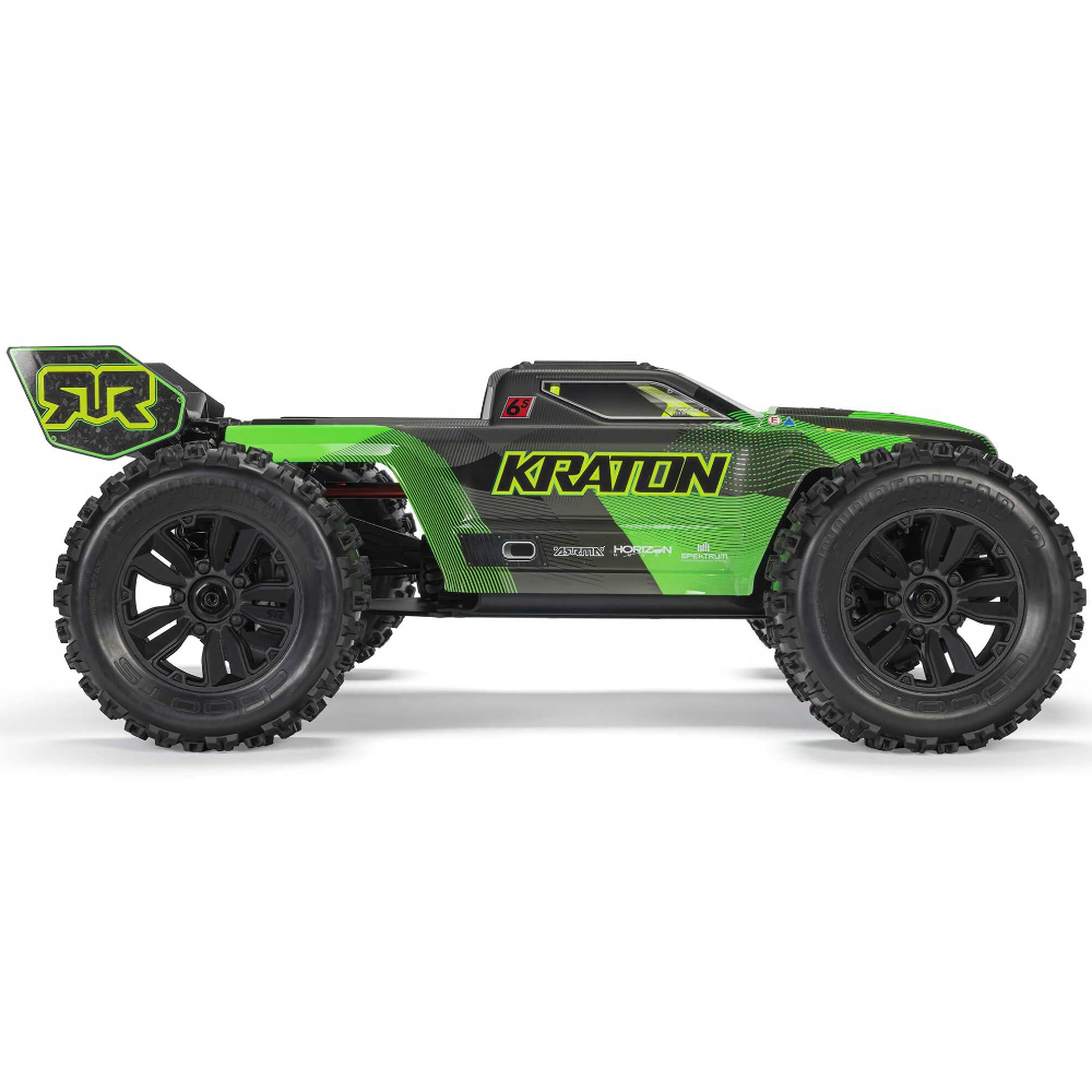 ARRMA ARA8608V6T3 1/8 KRATON 6S V6 4X4 BLX Speed Monster Truck RTR Green/Black - Image 5