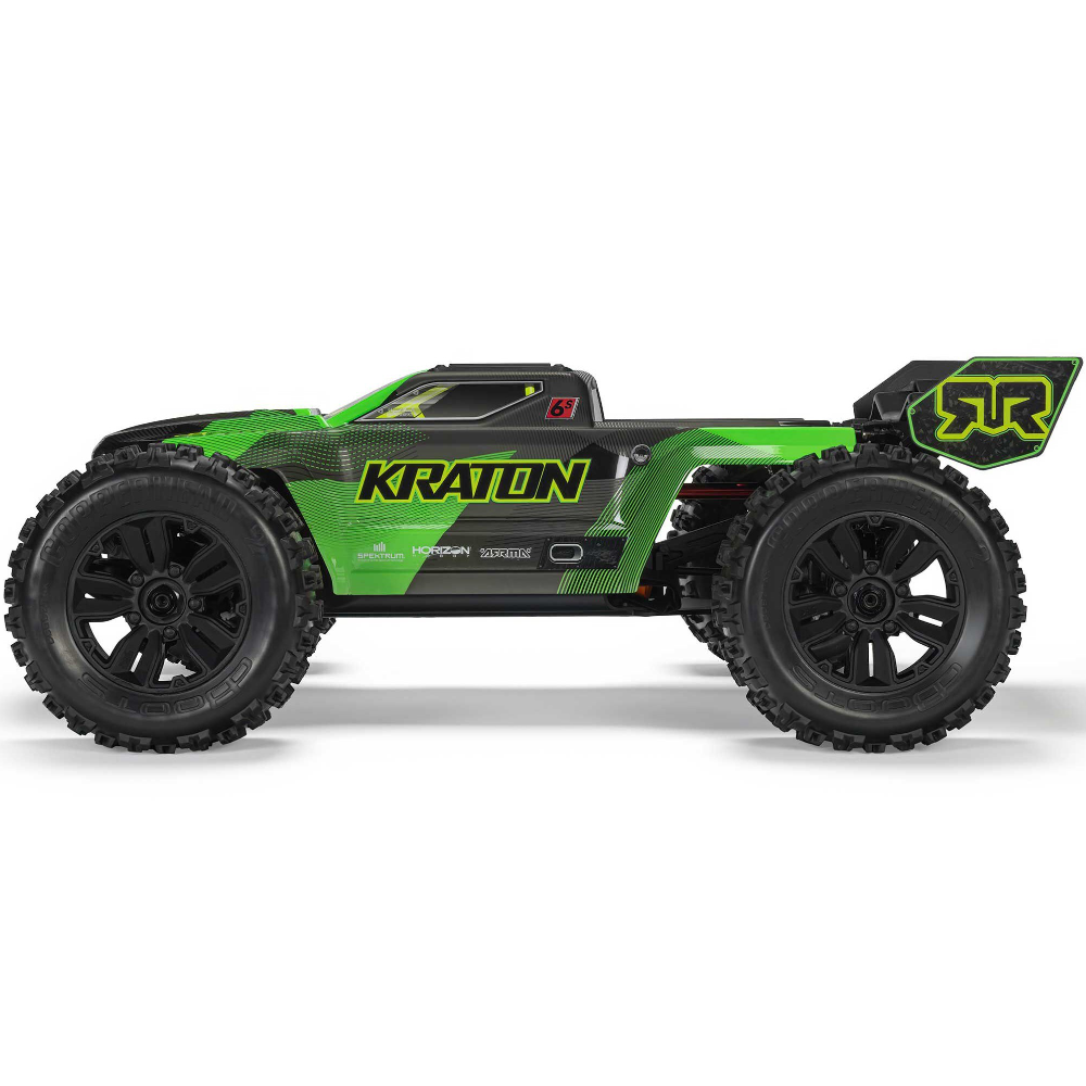 ARRMA ARA8608V6T3 1/8 KRATON 6S V6 4X4 BLX Speed Monster Truck RTR Green/Black - Image 7