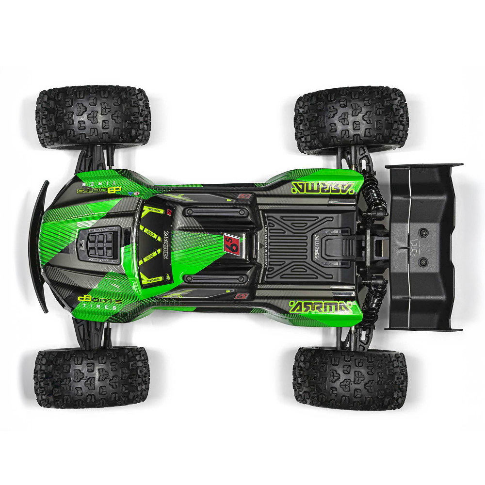 ARRMA ARA8608V6T3 1/8 KRATON 6S V6 4X4 BLX Speed Monster Truck RTR Green/Black - Image 8