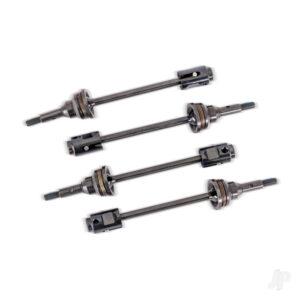 Traxxas TRX10789X WideMaxx Steel CV Driveshafts and Drive Cups (4)