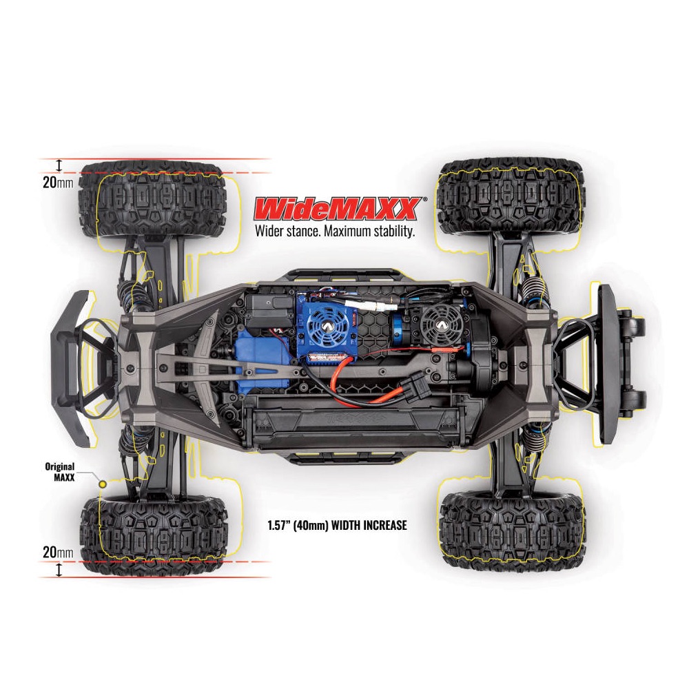 Traxxas TRX89086-4-GRN Green Maxx 1:10 4X4 Brushless Electric RTR Monster Truck - Image 11