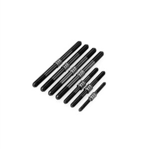 JConcepts JC5010-2 TEKNO NB48 2.1 FIN TI TURNBUCKLE SET -BLACK (7PCS)