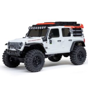 Axial AXI-2261T2 1/30 SCX30 Jeep Wrangler JLU 4X4 RTRRock Crawler White