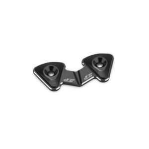 JConcepts JC5203-2 RC10B7 ALUMINIUM 1 PIECE REAR WING BUTTON - BLACK