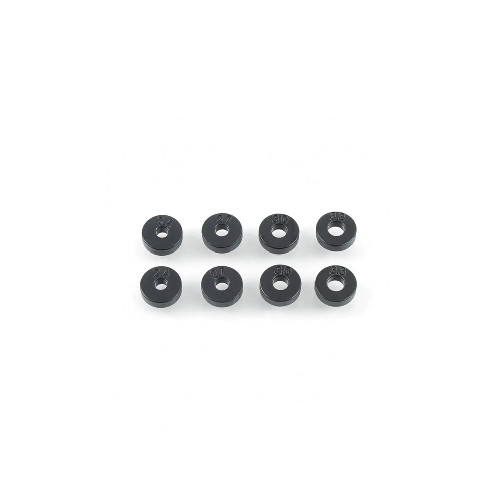 TEKNO RC TKR9290 Sway Bar Dead Band Bushing Set (2.4, 2.7, 3.0, 3.3mm, all 2.x vehicles