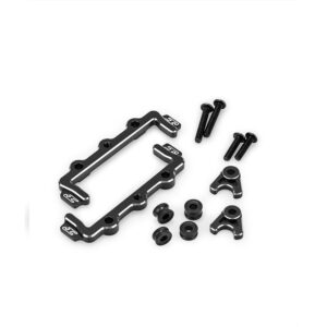 JConcepts JC5195-2 RC10B7 ALUMINUM BATTERY HOLD AND SWING SET - BLACK