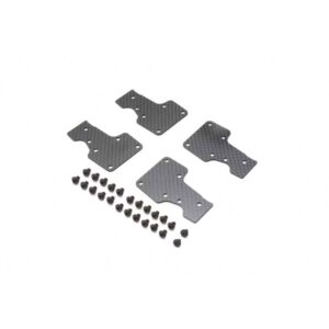 KYOSHO IFW706 CARBON REAR LOWER SUS PLATE MP11 (4)