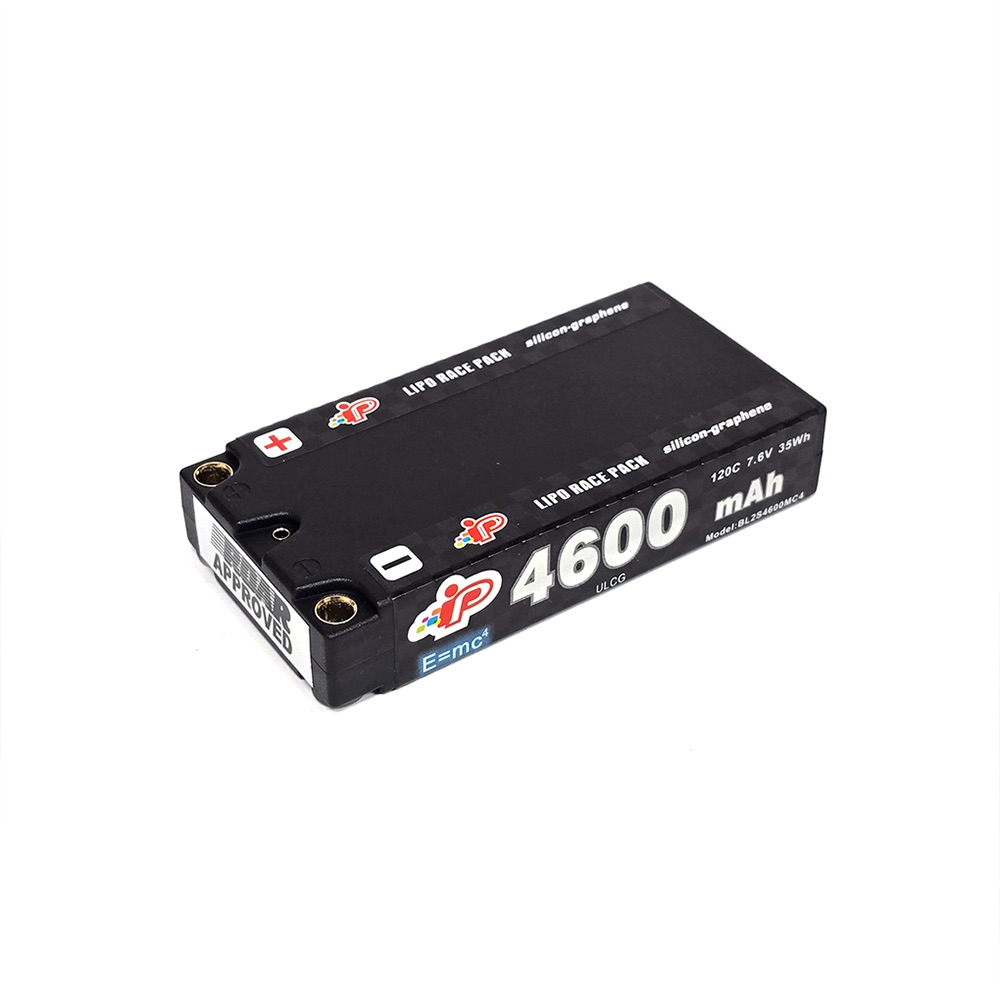 Intellect IPBL2S4600MC4 LIPO LIHV 4600MAH 2S 18.5MM SHORTY 7.6V