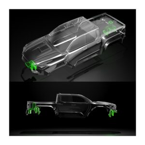 Bittydesign BD-TRX-18T400 T-400 1/18 Clear Body for Traxxas TRX-4M (Pre-cut)